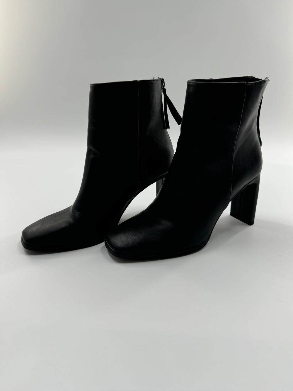 MIA Black Heeled Ankle Boots – Women’s Size 8 - Picture 3 of 6